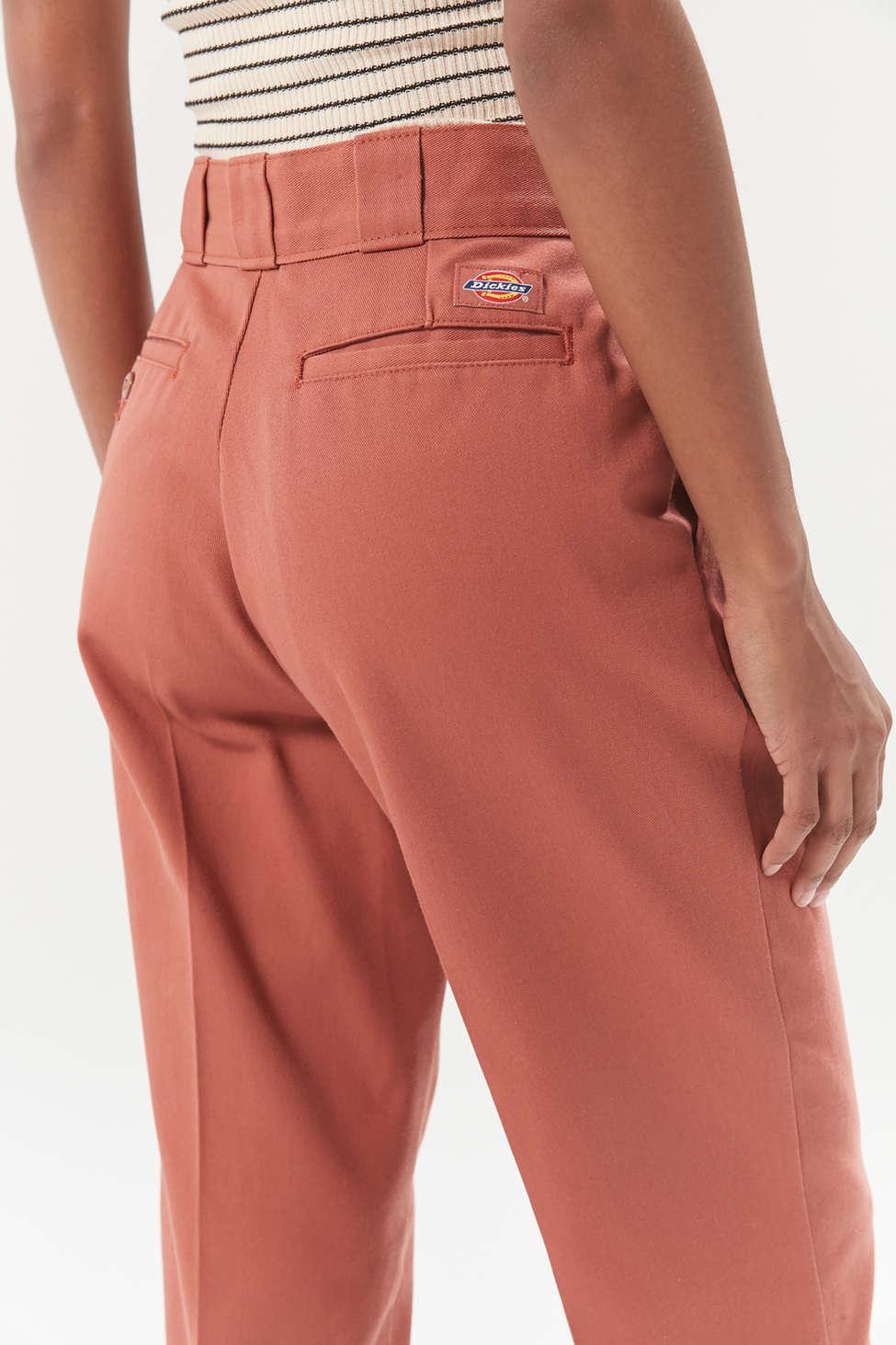 Dickies Exclusive High-waisted Ankle Pant in Red | Lyst
