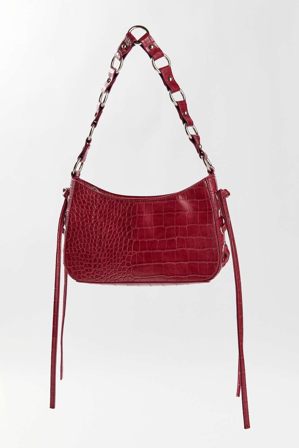 Urban Outfitters Kez Laced Baguette Bag in Red Lyst