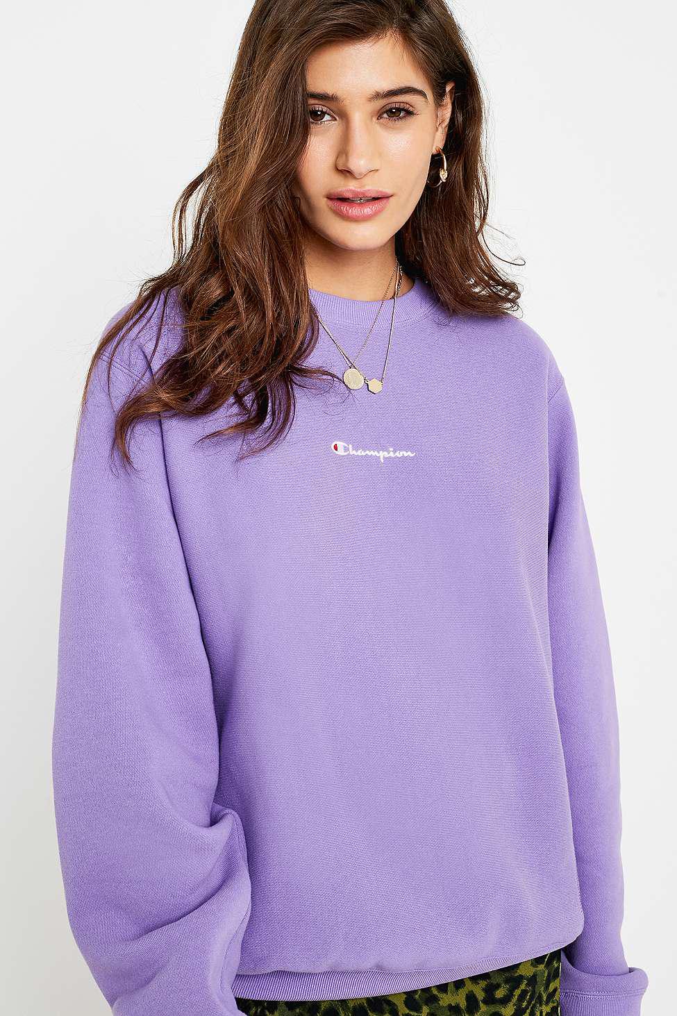pastel purple champion hoodie