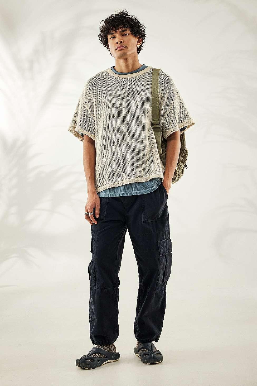 BDG Washed Black Utility Cargo Pants