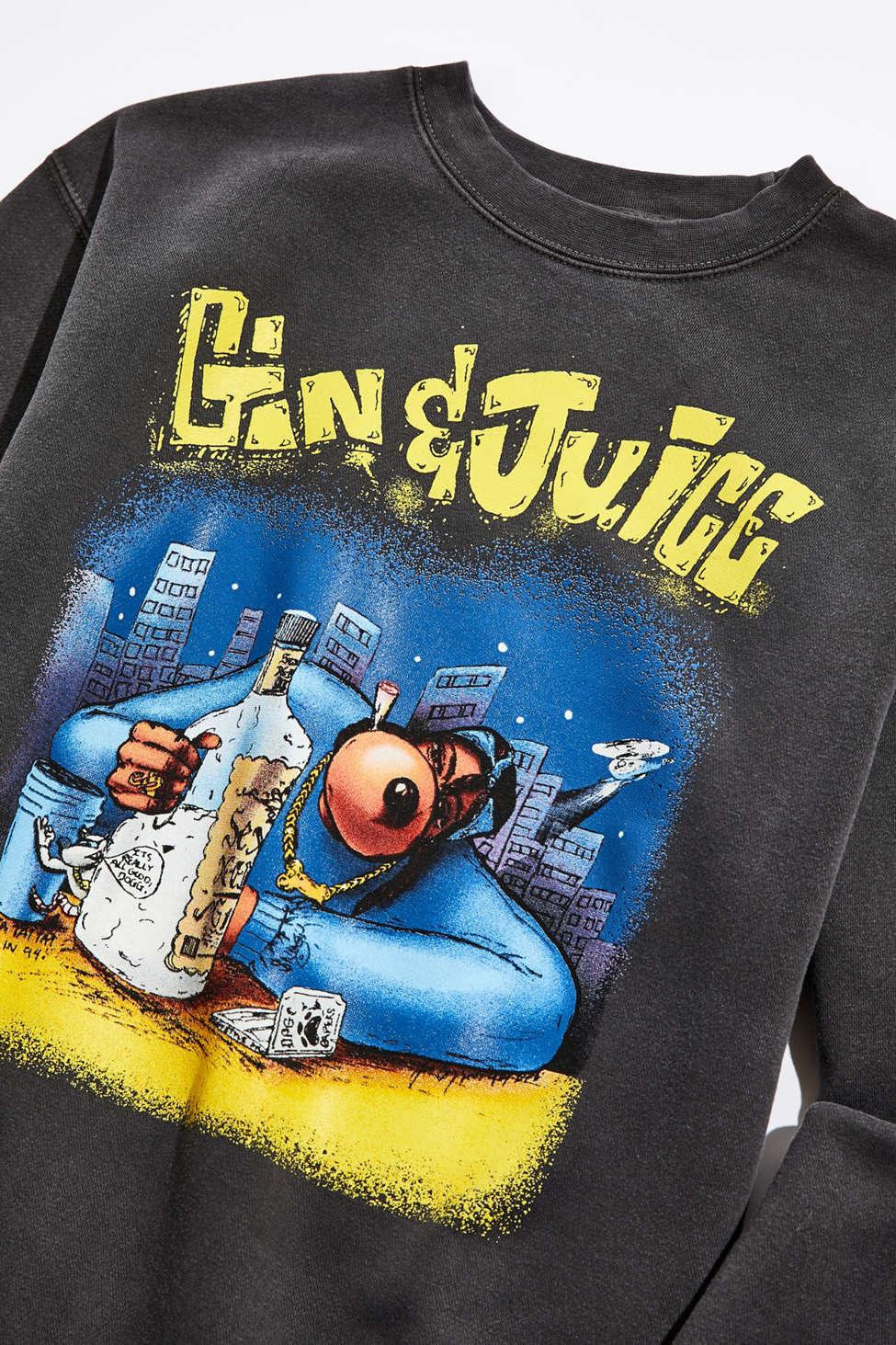 Urban Outfitters Snoop Dogg Gin N Juice Crew Neck Sweatshirt in Black for  Men | Lyst