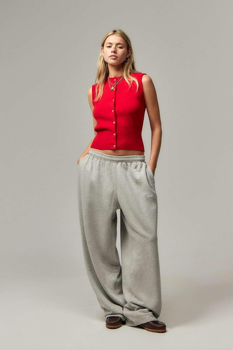 Grey baggy joggers womens hotsell