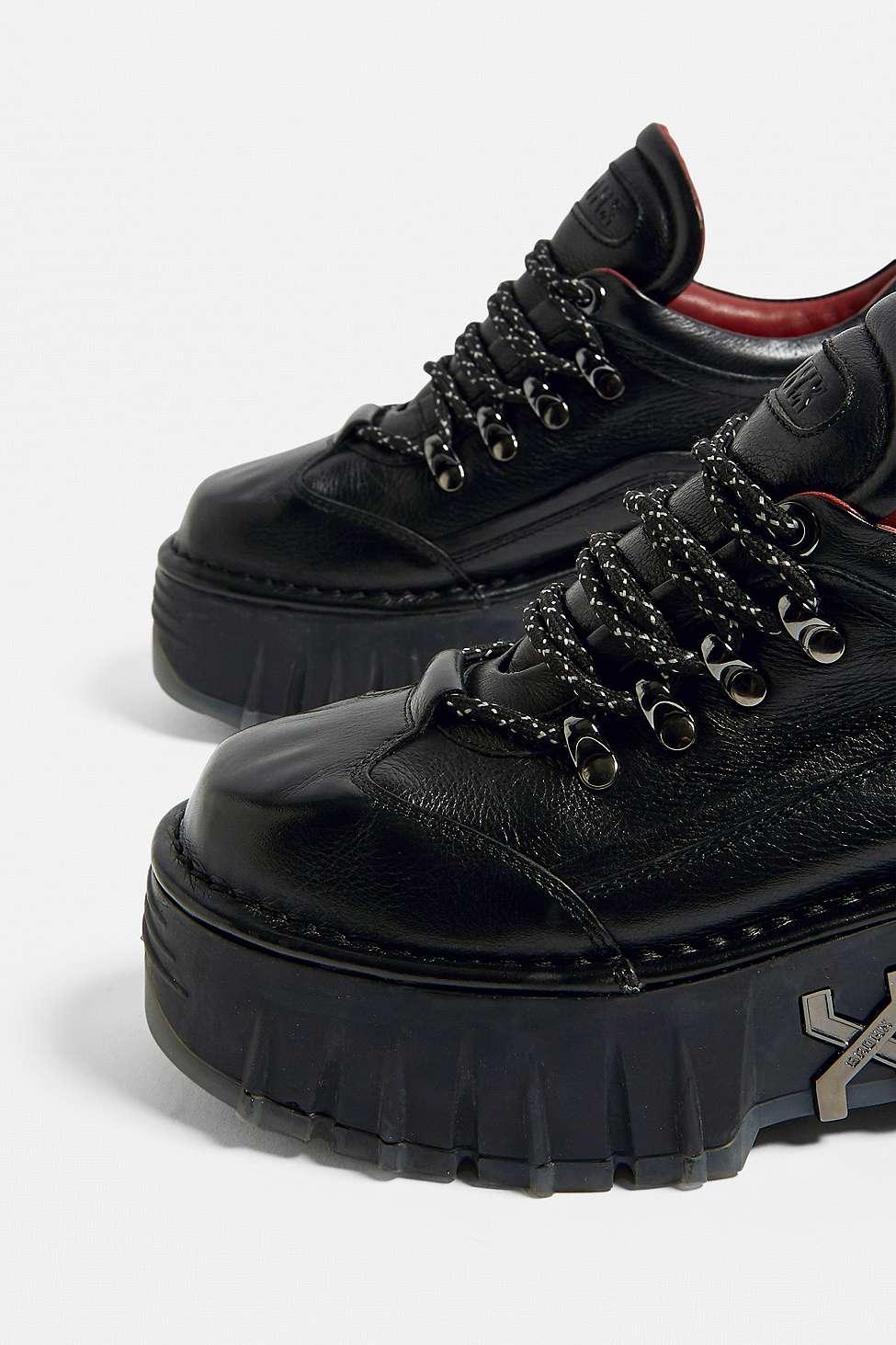 Bronx black suede hotsell chunky sole trainers