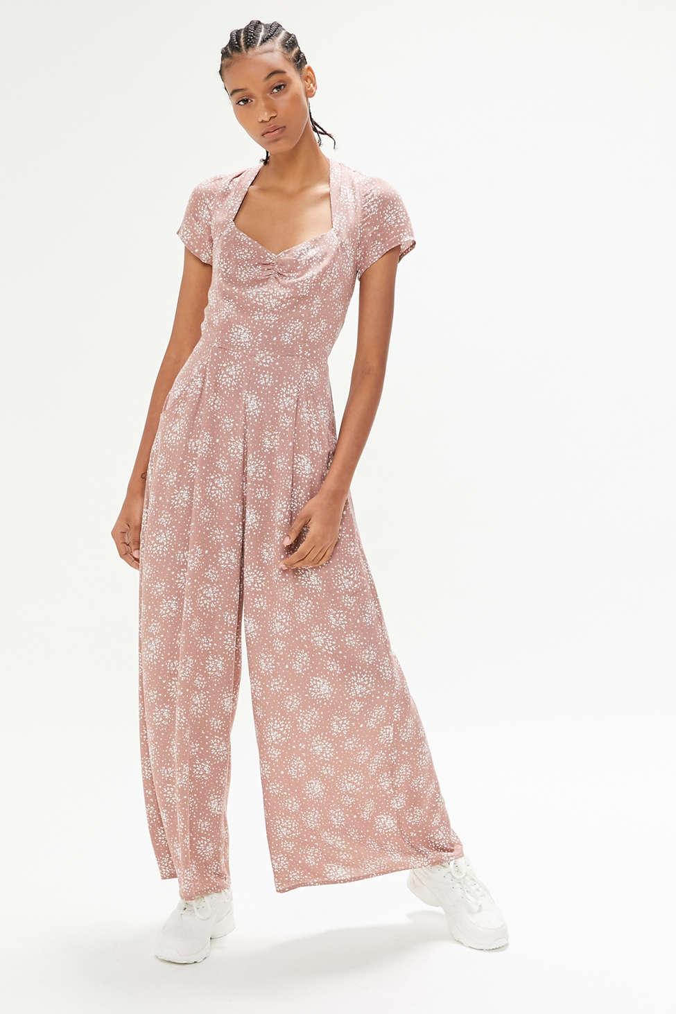 urban outfitters pink jumpsuit