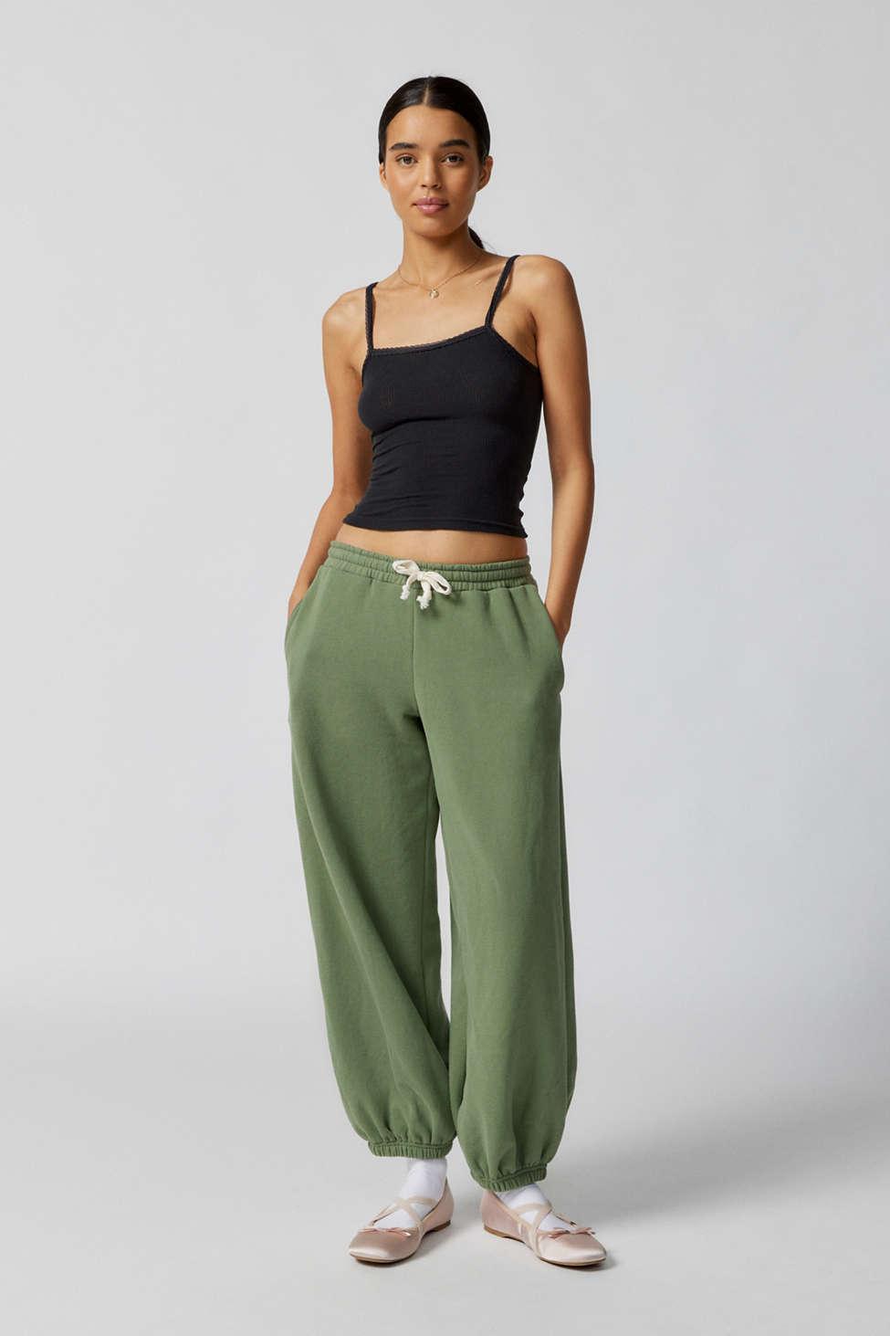 Out From Under Brenda Soft Jogger Sweatpant In Olive,at Urban