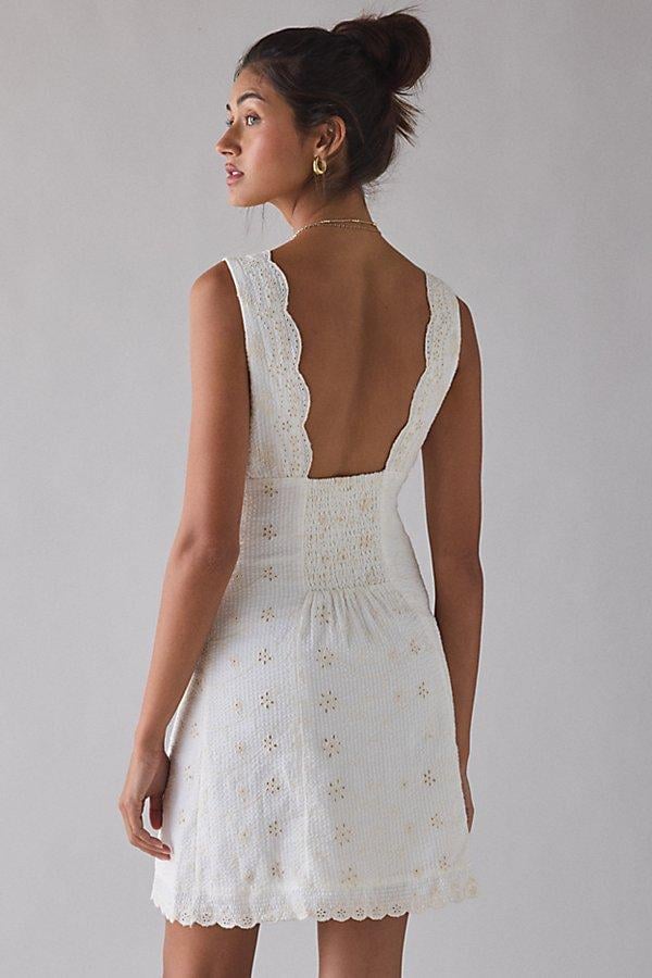 Kimchi Blue Marigold Eyelet Lace Mini Dress in White | Lyst Kimchi Blue Marigold Eyelet Lace Mini Dress in White | Lyst