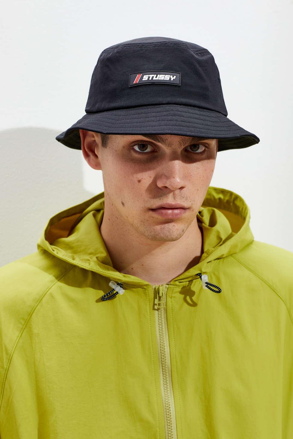 stussy nylon bucket hat