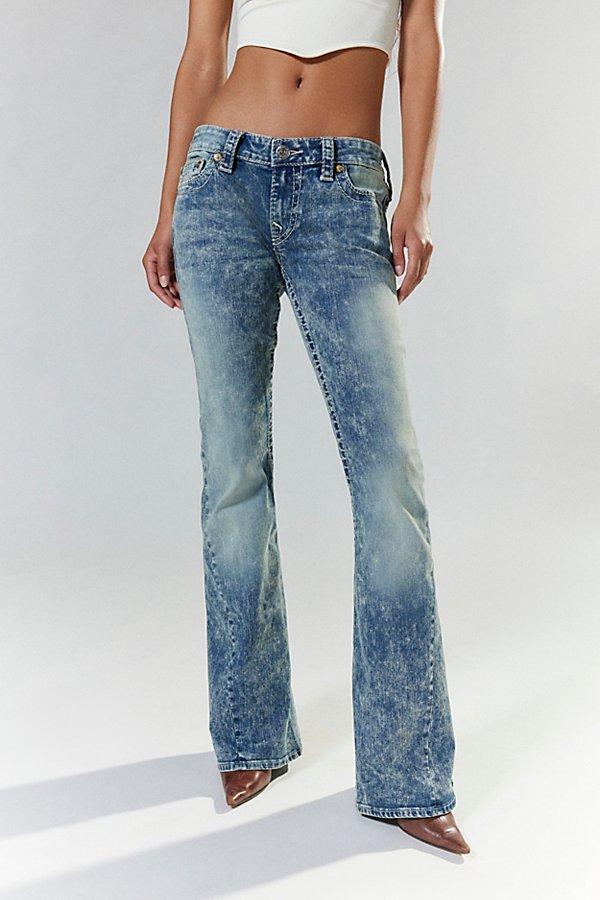 6932 USA製 TRUE RELIGION flare denim pant True Religion Joey Low Rise Flare Super T Jean, Macau Wash