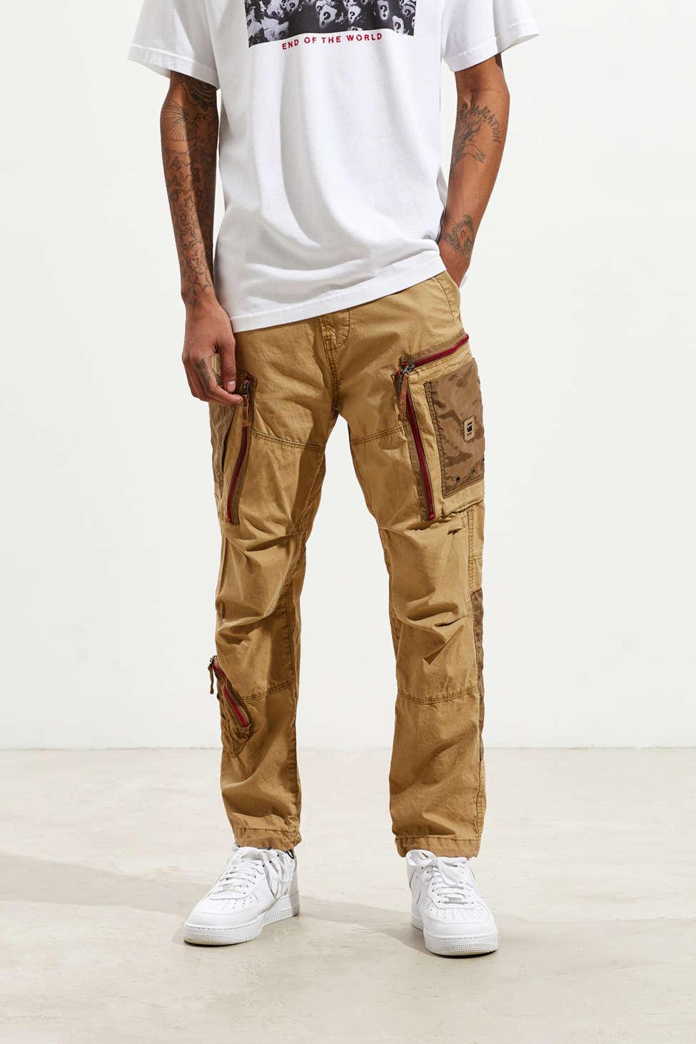G-Star RAW Cotton Arris Straight Tapered Pant in Beige (Natural) for Men |  Lyst