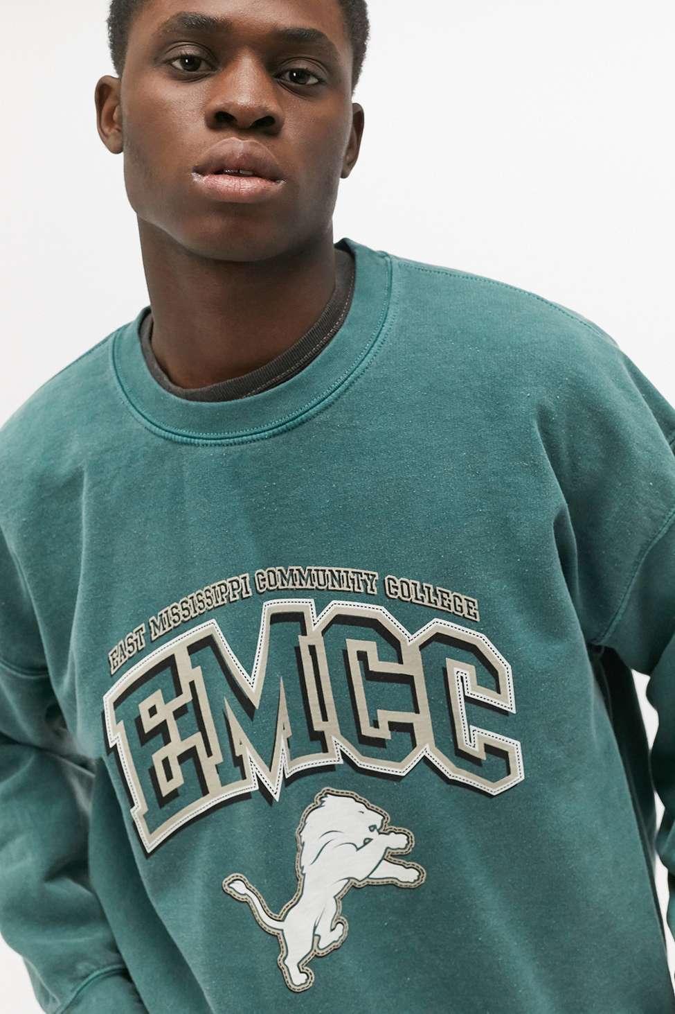Emcc sweatshirt green Clearance