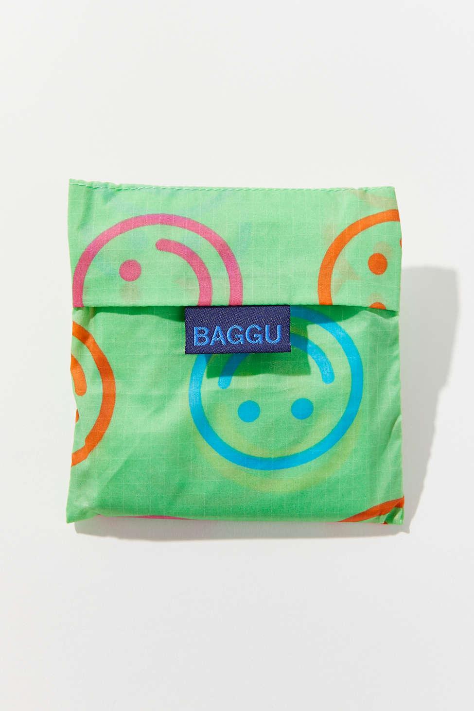 BAGGU Uo Exclusive Happy Standard Reusable Tote Bag in Green