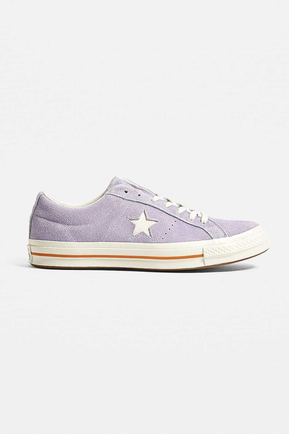 lilac suede converse