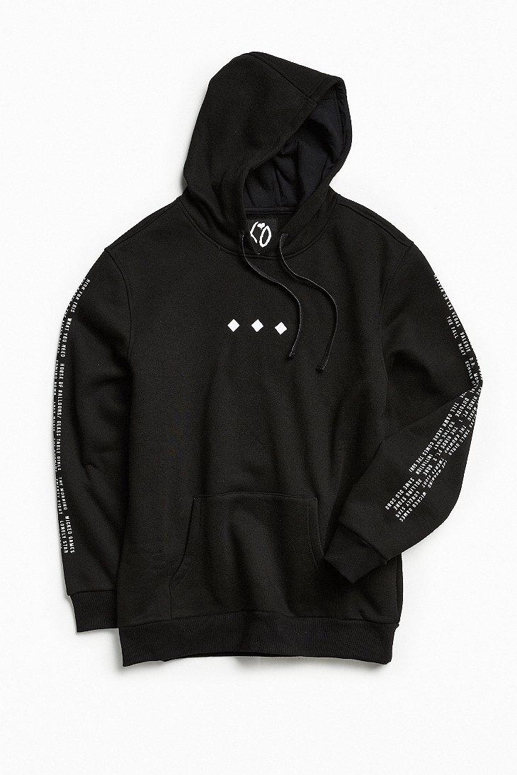 Urban Outfitters The Weeknd Trilogy Hoodie Sweatshirt in Black for