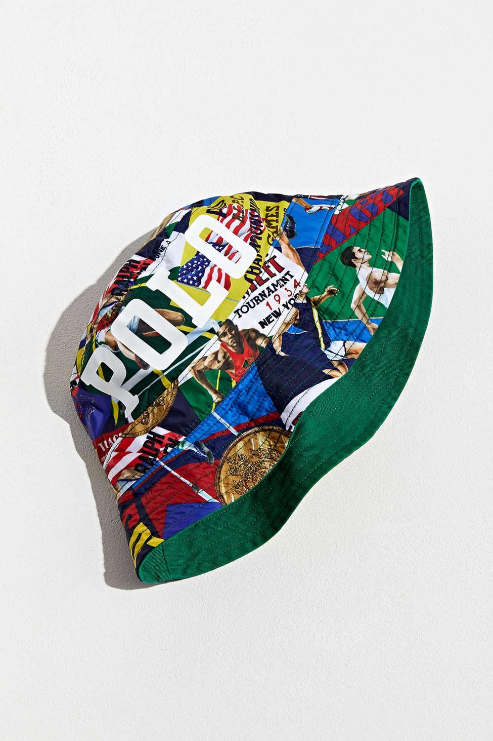 polo bucket hat reversible