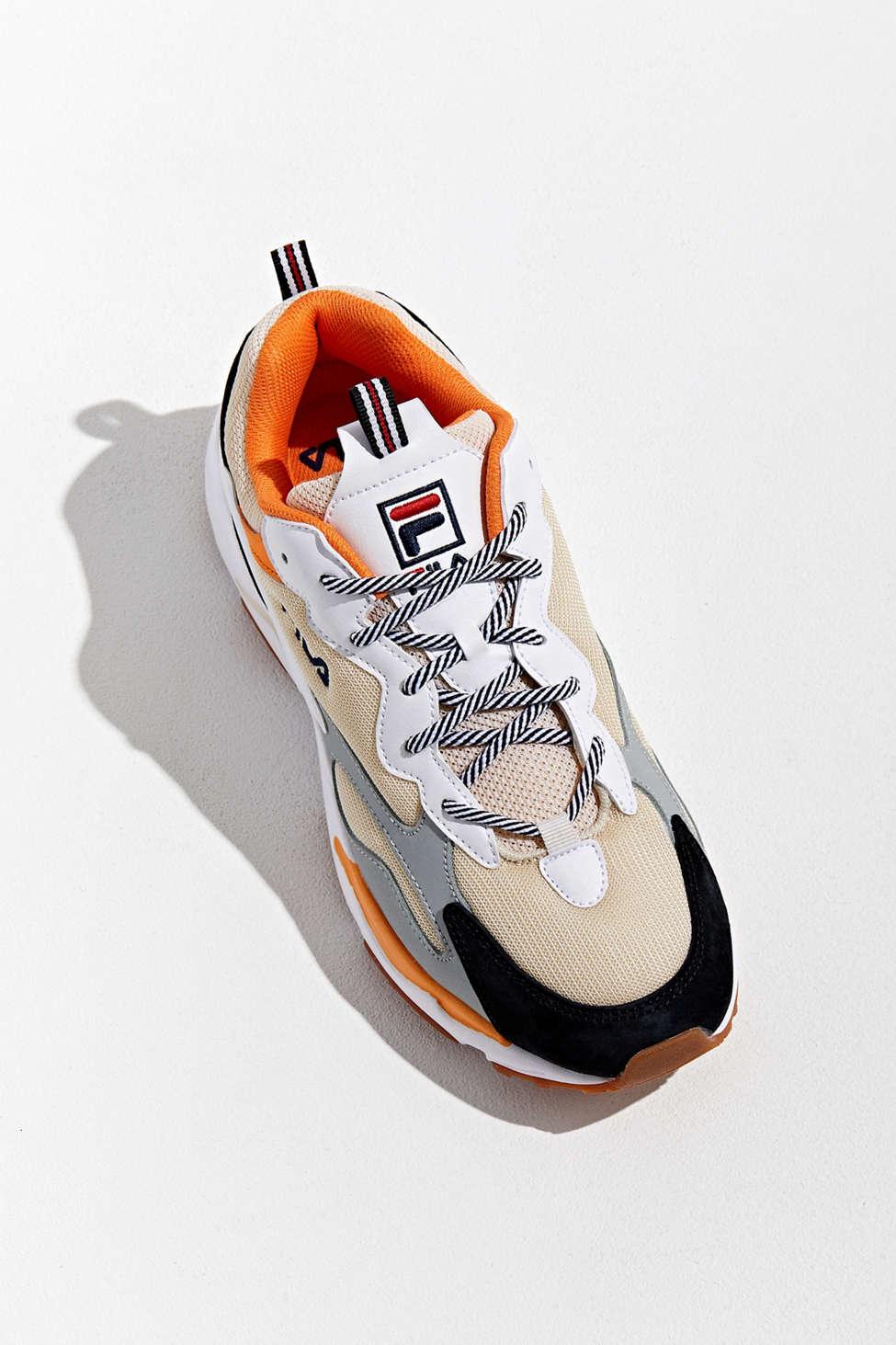 fila ray tracer orange sneaker