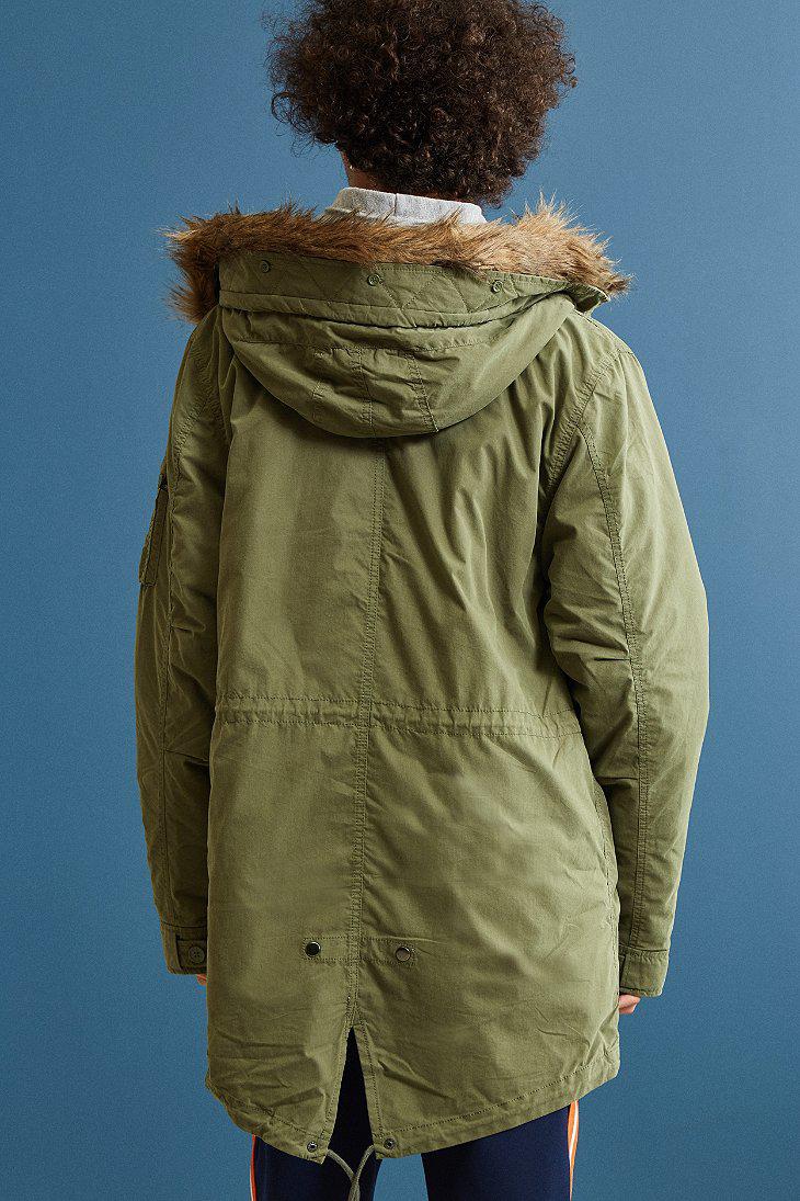 Alpha Industries Synthetic J4 Fishtail Parka Jacket in Olive (Green) for  Men | Lyst