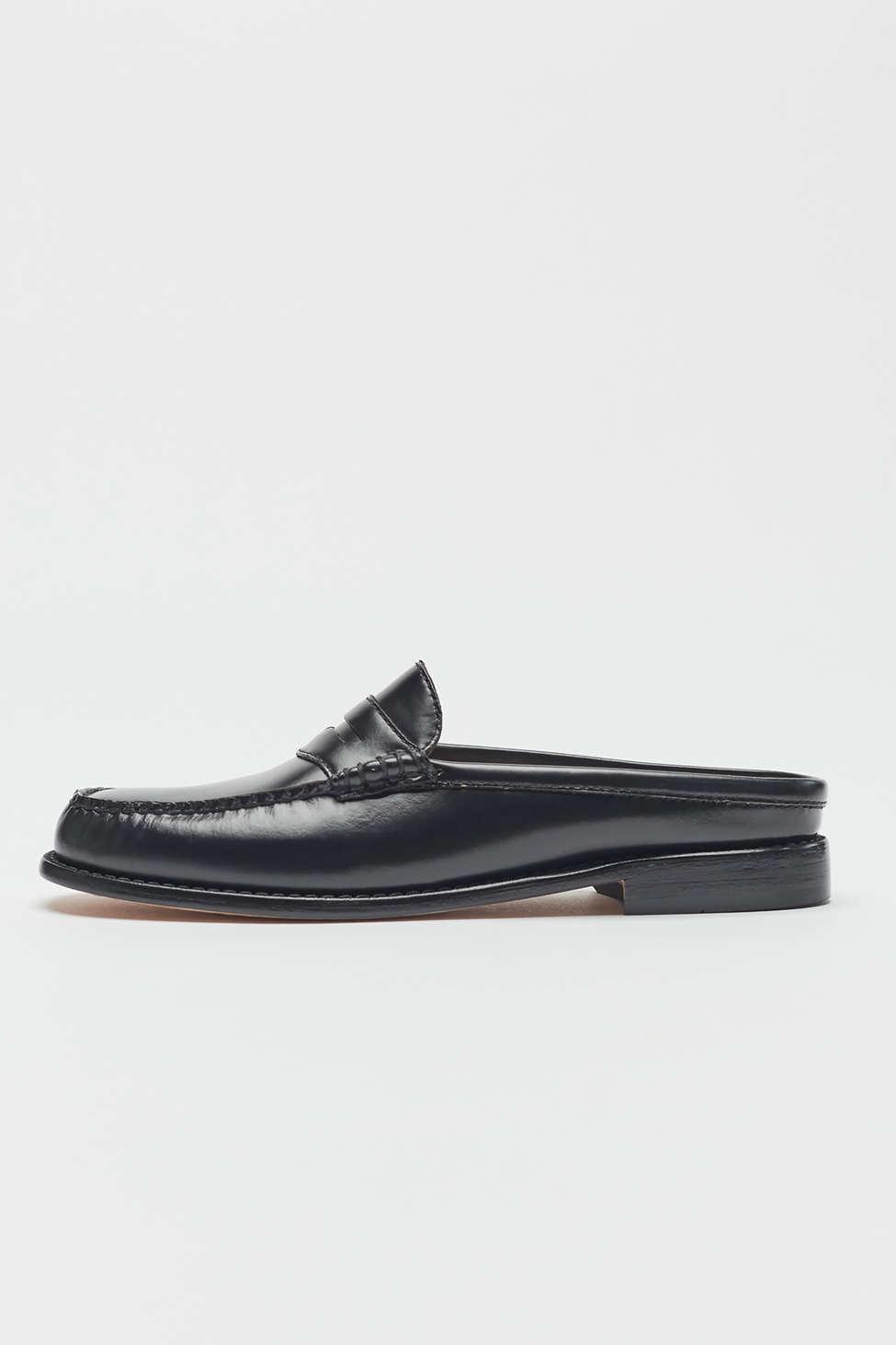 G.H. Bass u0026 Co. Weejuns Wynn Shearling Mule in Black | Lyst