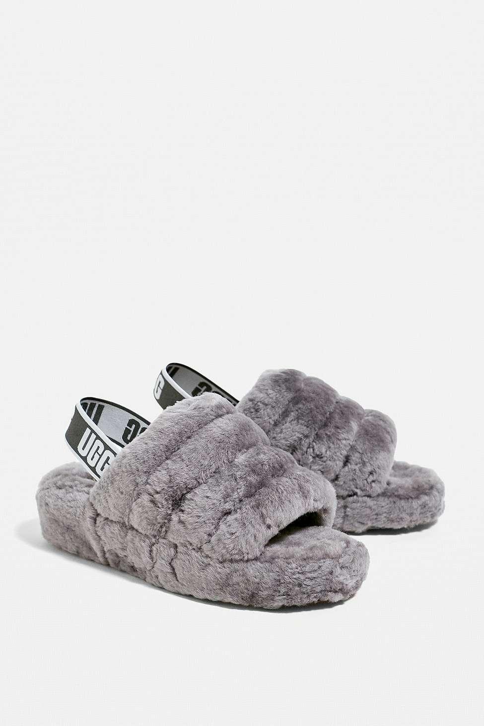 Ugg grey fluff yeah Clearance