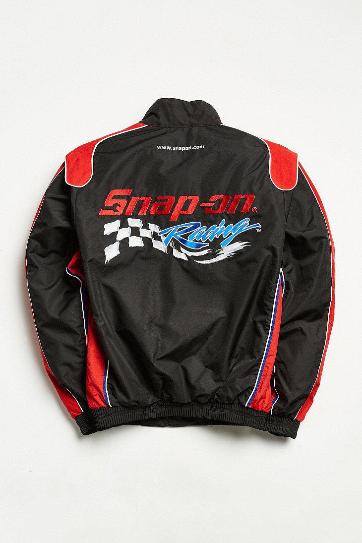 Urban Outfitters Vintage Nascar Snap-on Jacket in Black for Men | Lyst