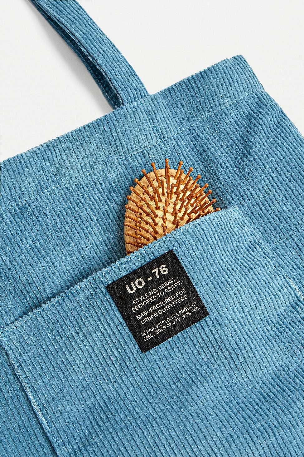 Urban Outfitters Uo Corduroy Pocket Tote Bag in Green
