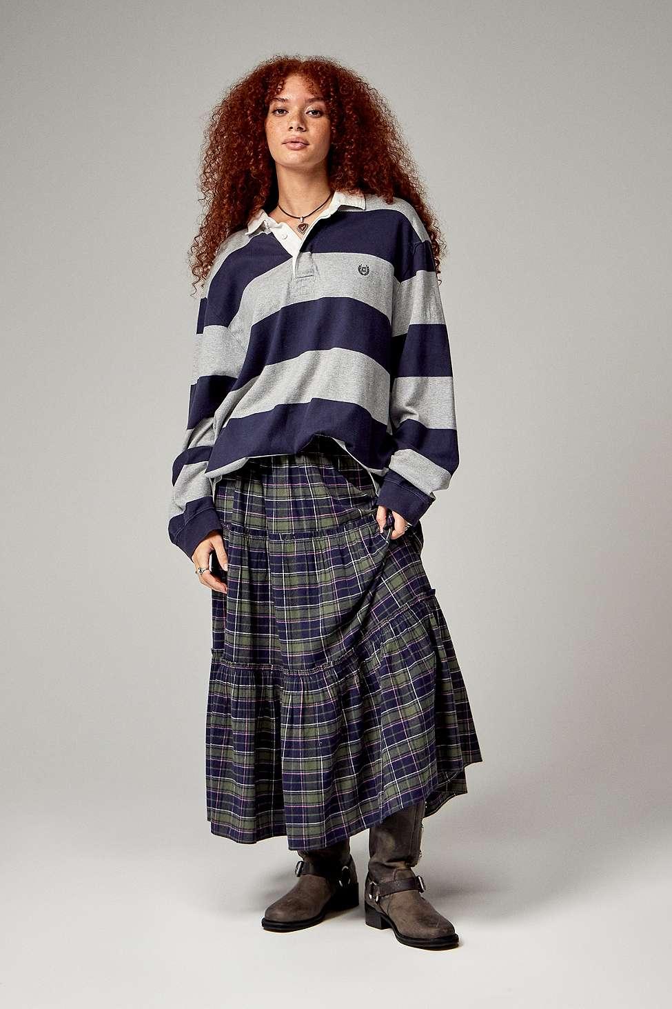 Plaid Midi Urban Outfitters Tartan Skirt Urban Renewal Remnants