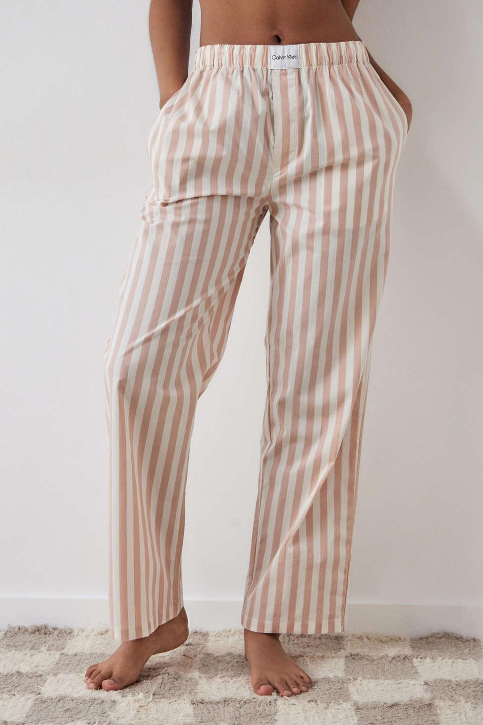 Calvin Klein Pure Cotton Pyjama Bottoms in Natural Lyst