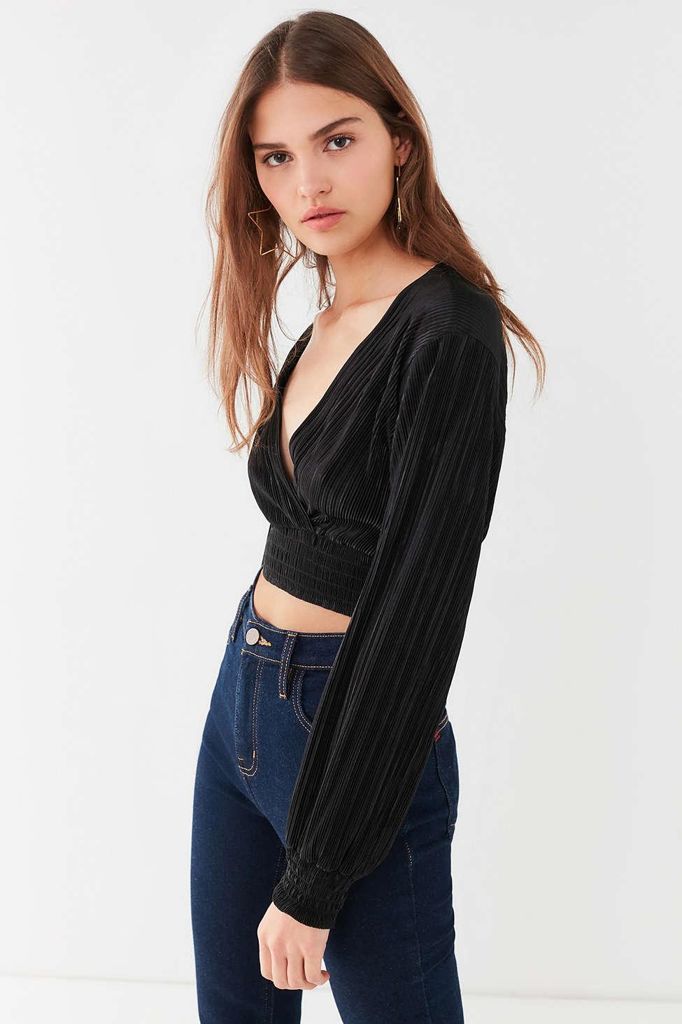 Urban Outfitters Black Crop Top
