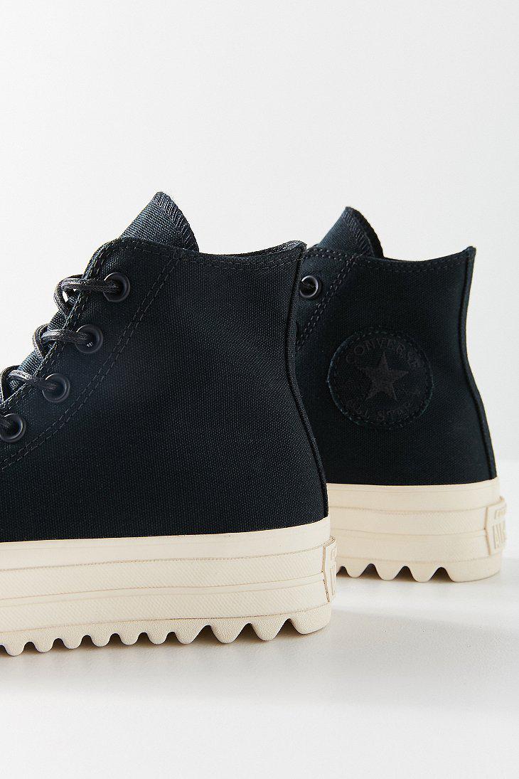 Converse Converse Chuck Taylor All Star Lift Ripple High Top Sneaker in  Black for Men | Lyst