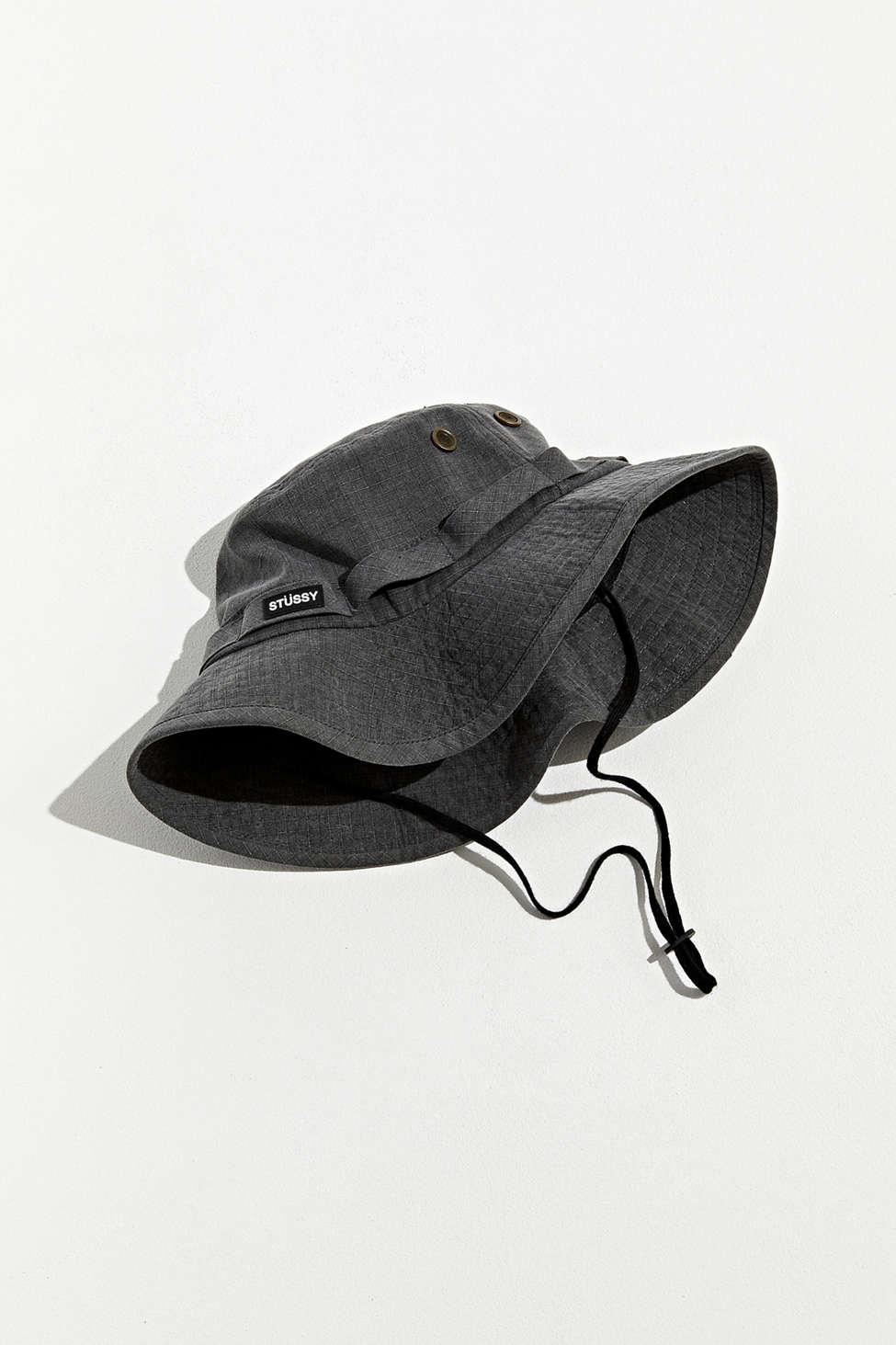 Stussy Synthetic Washed Ripstop Boonie Bucket Hat for Men | Lyst