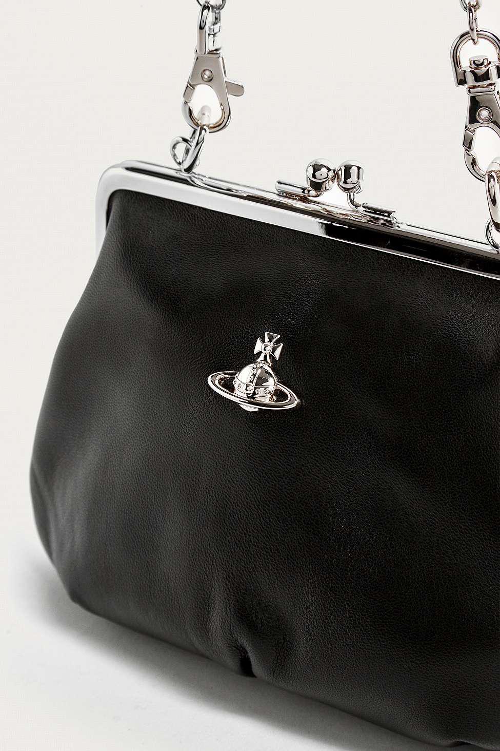 Vivienne westwood emma frame purse black hot sale