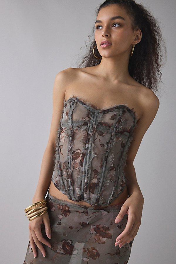 Jaded London Butterfly Denim Corset Top – Dolls Kill