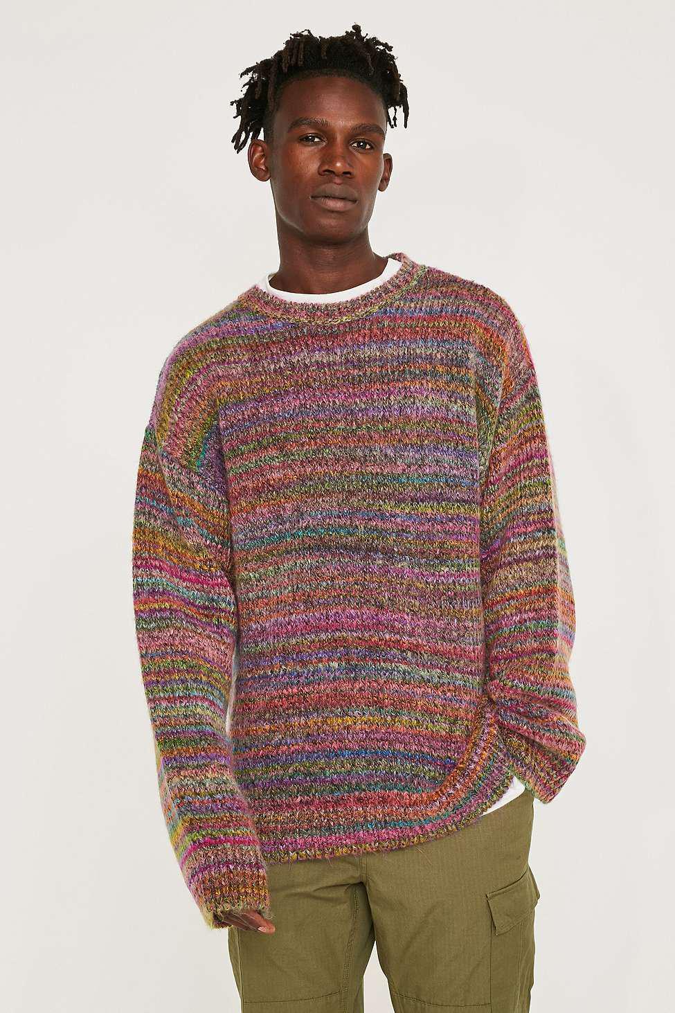 mens rainbow jumper