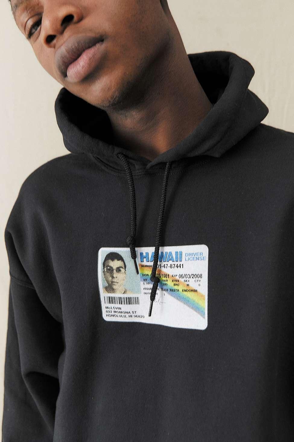 Urban Outfitters Baumwolle Uo Hoodie Mclovin In Schwarz Fur Herren Lyst