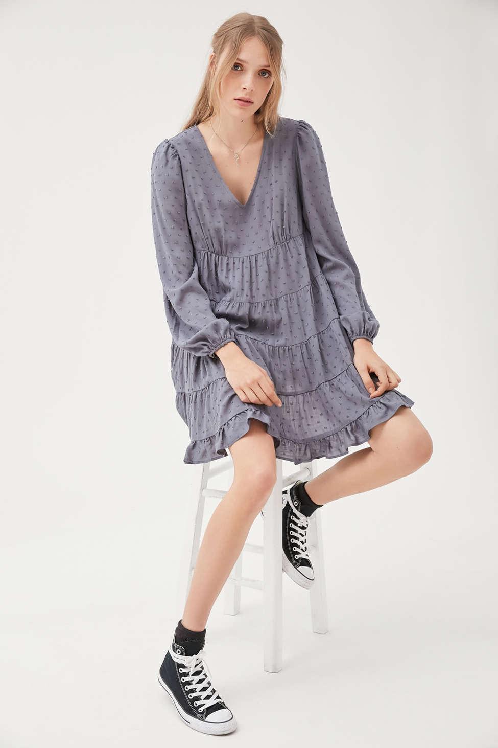 long sleeve frock dress