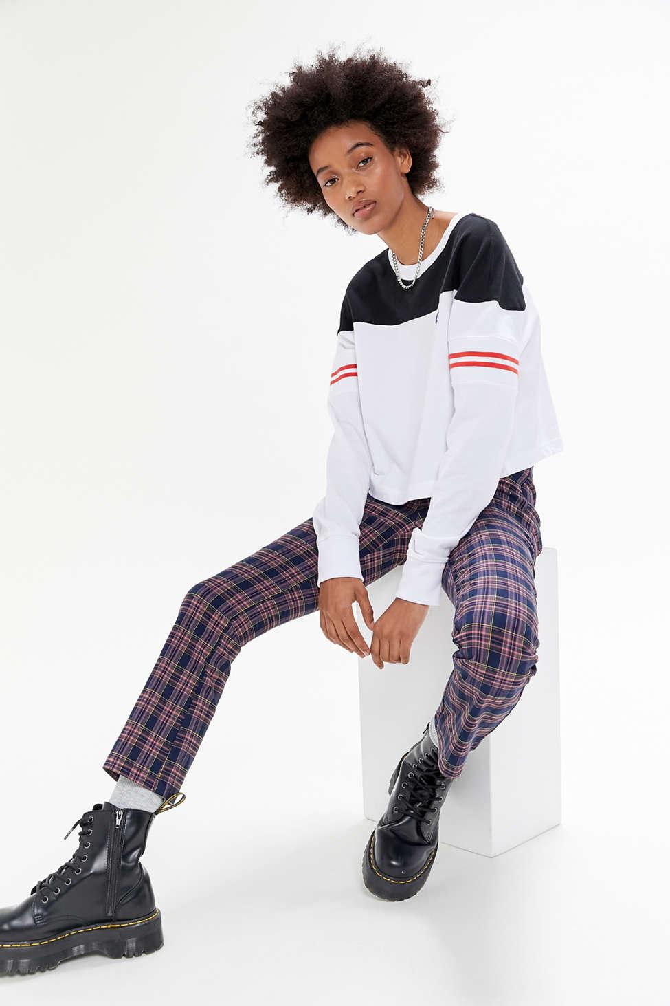 champion & uo colorblock long sleeve tee