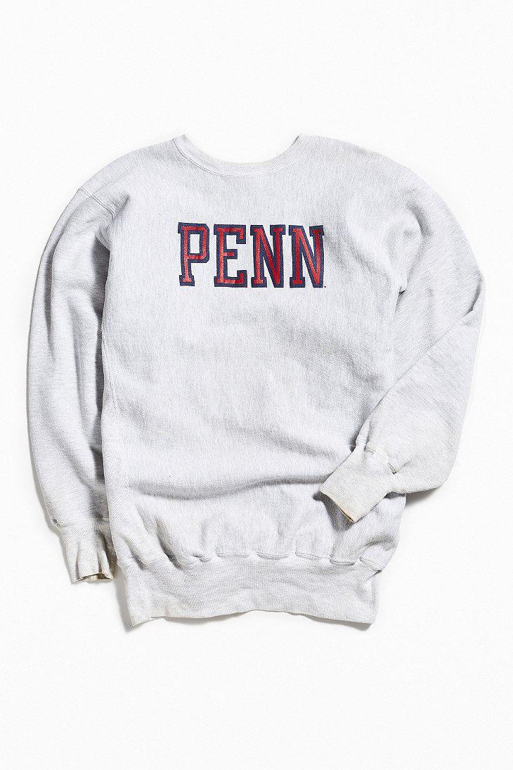 Urban Outfitters Vintage Champion Penn Crew Neck Sweatshirt in Gray for ...