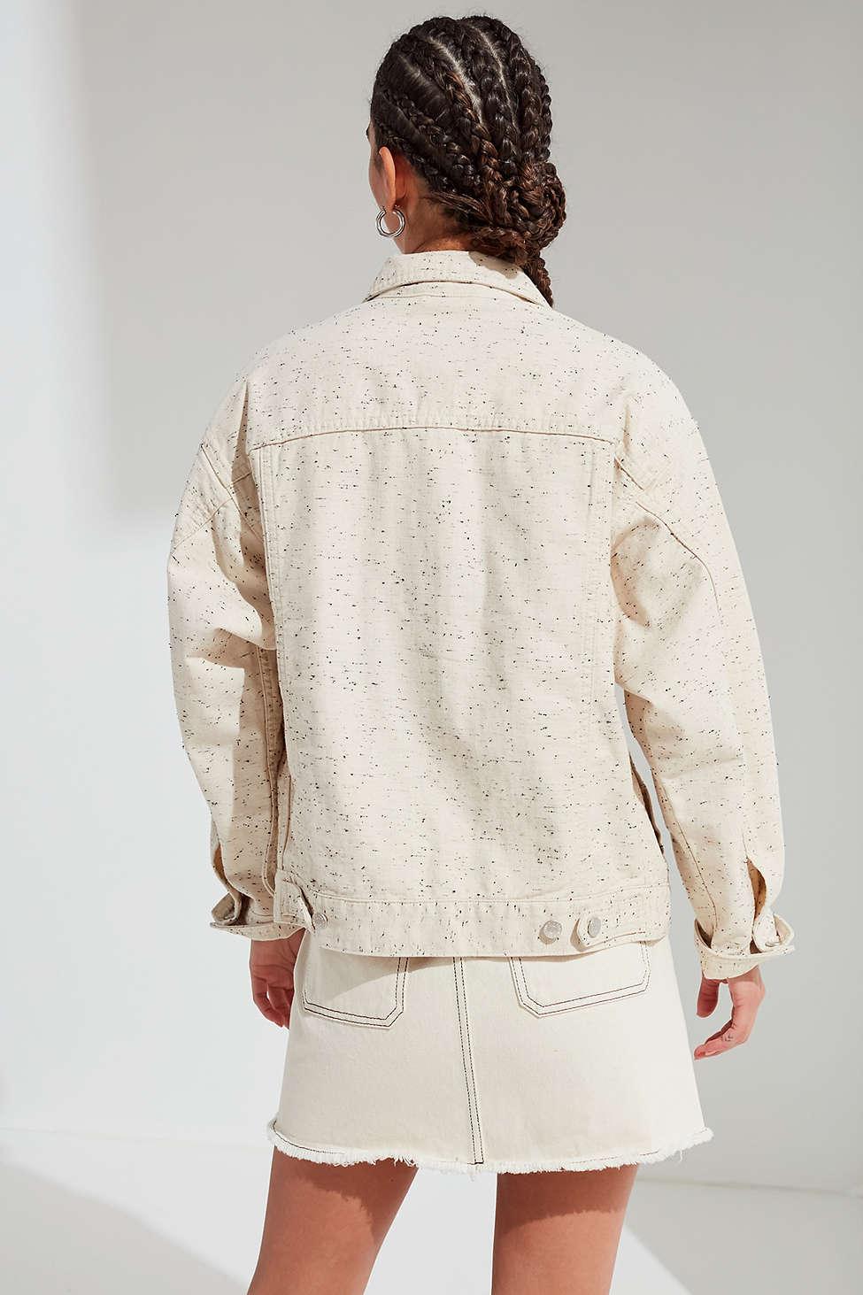 cream trucker jacket