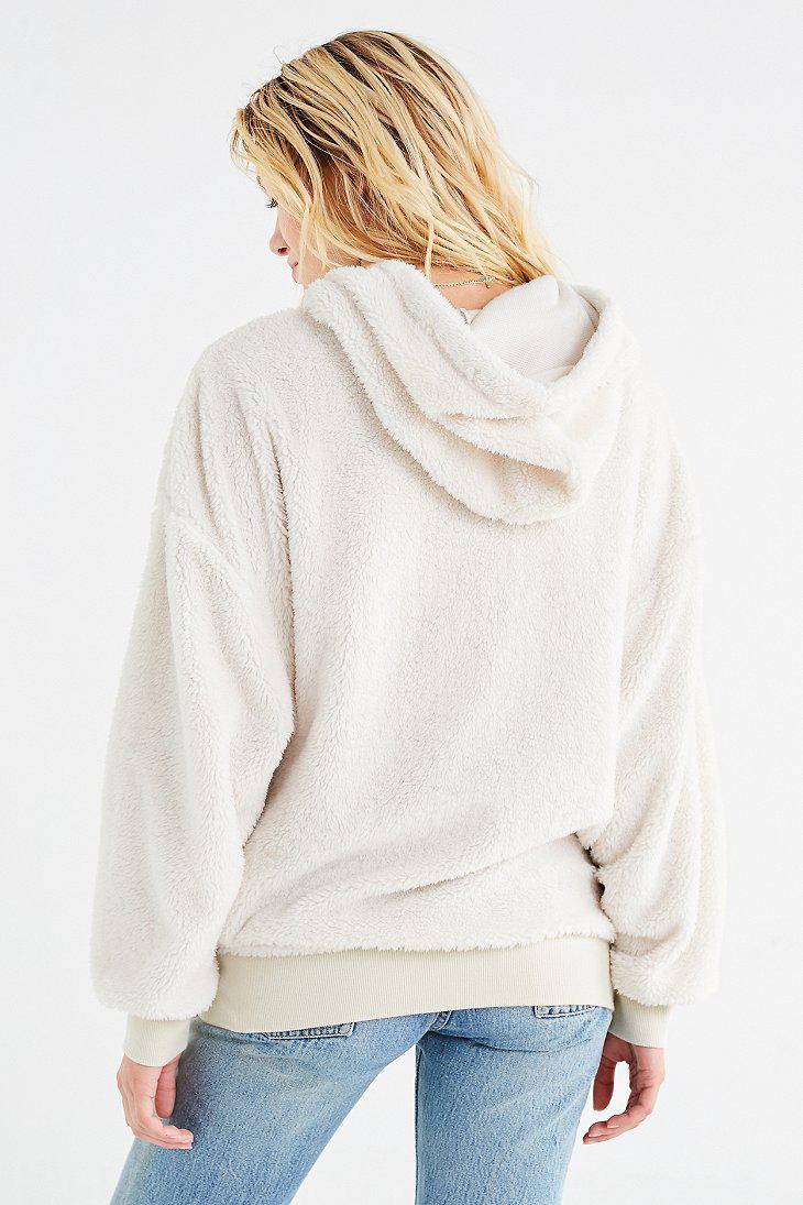 fuzzy hoodie urban outfitters