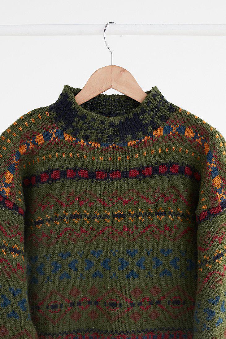 vintage brown sweater