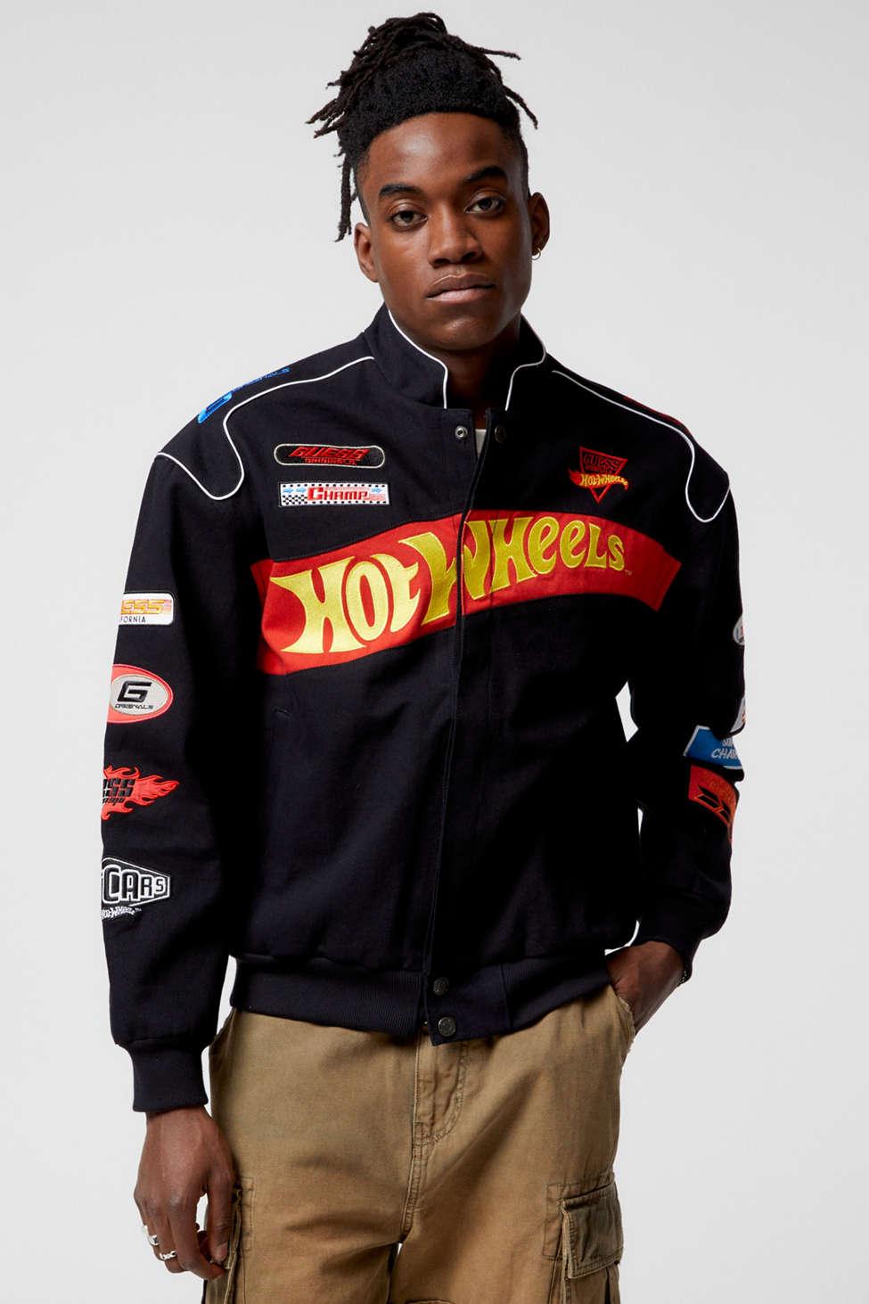 Guess Hot Wheels Racing Jacket in Black for |