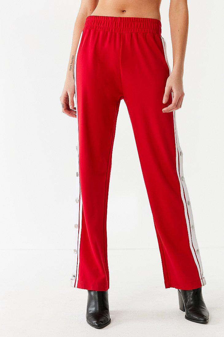 Tommy Hilfiger Tommy Hilfiger Tear-away Track Pant in Red | Lyst