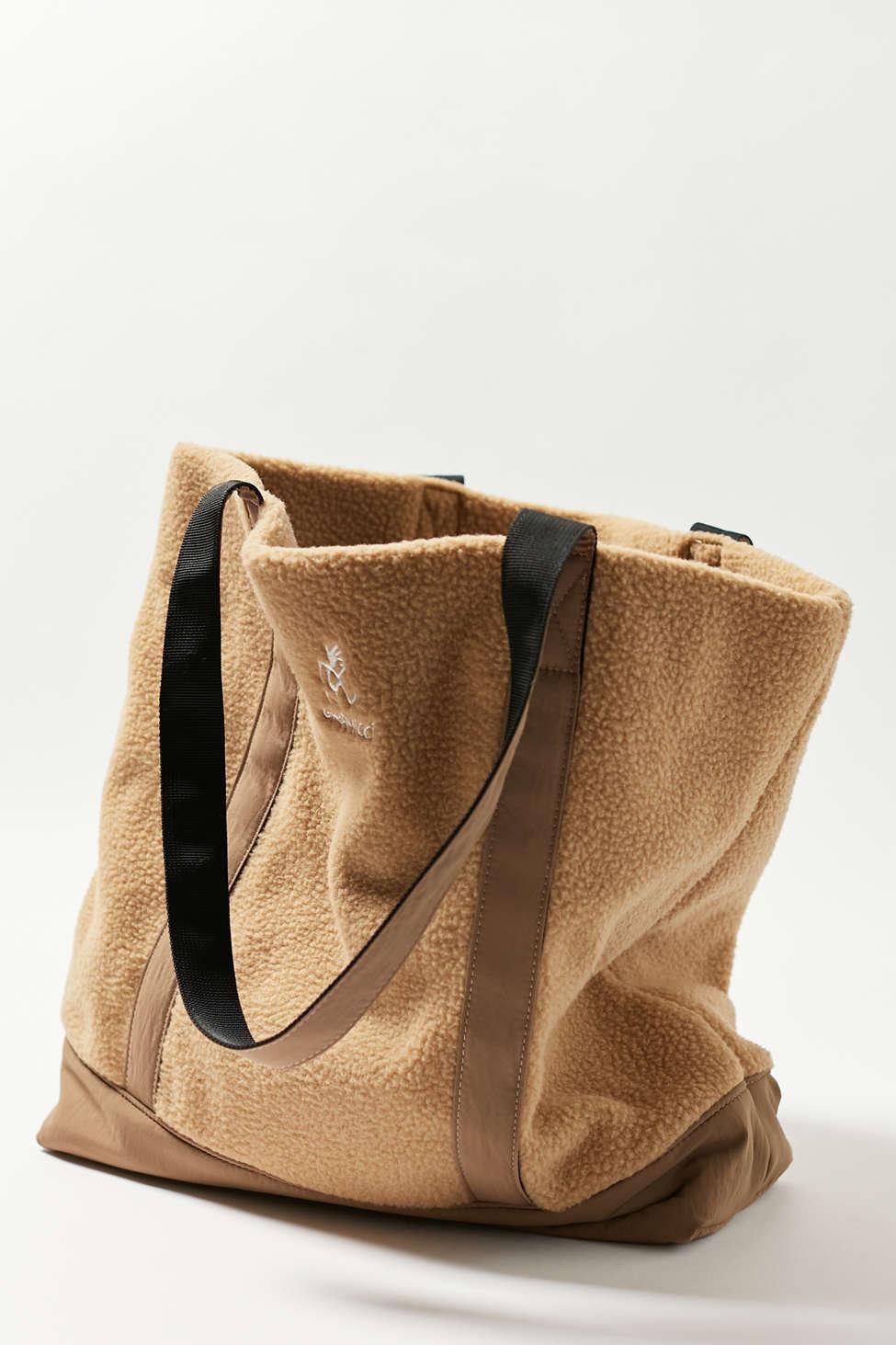 Gramicci Boa Fleece Tote Bag in Tan (Brown) | Lyst