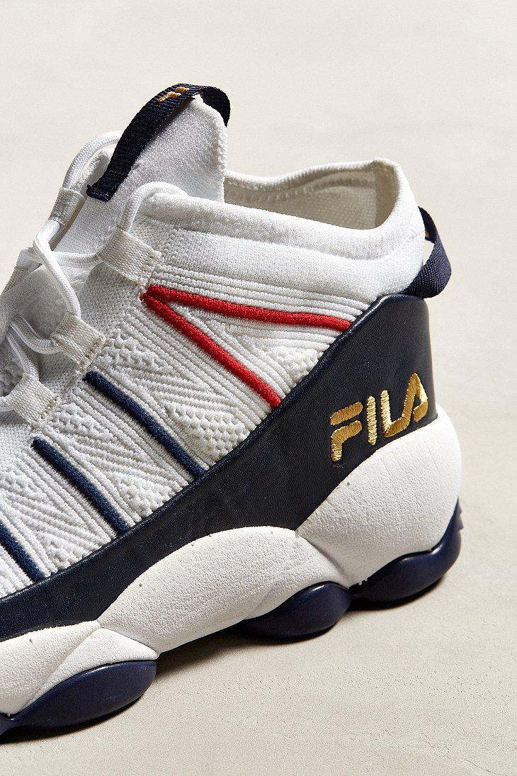 Fila White Fila Spaghetti Knit Sneaker for men Fila White Fila Spaghetti Knit Sneaker for men