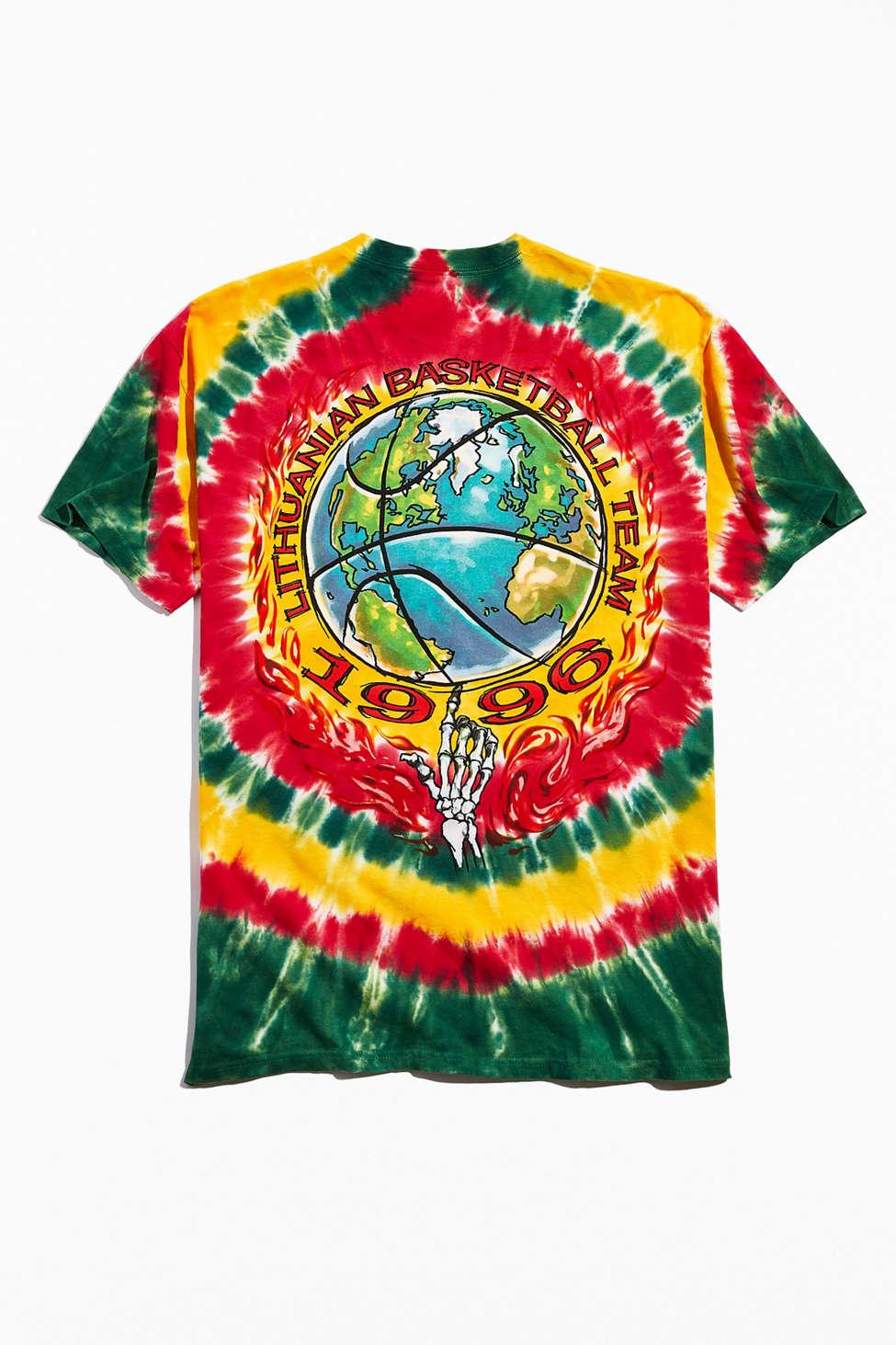 Urban Outfitters Grateful Dead Lithuania Tie-dye Tee for Men | Lyst