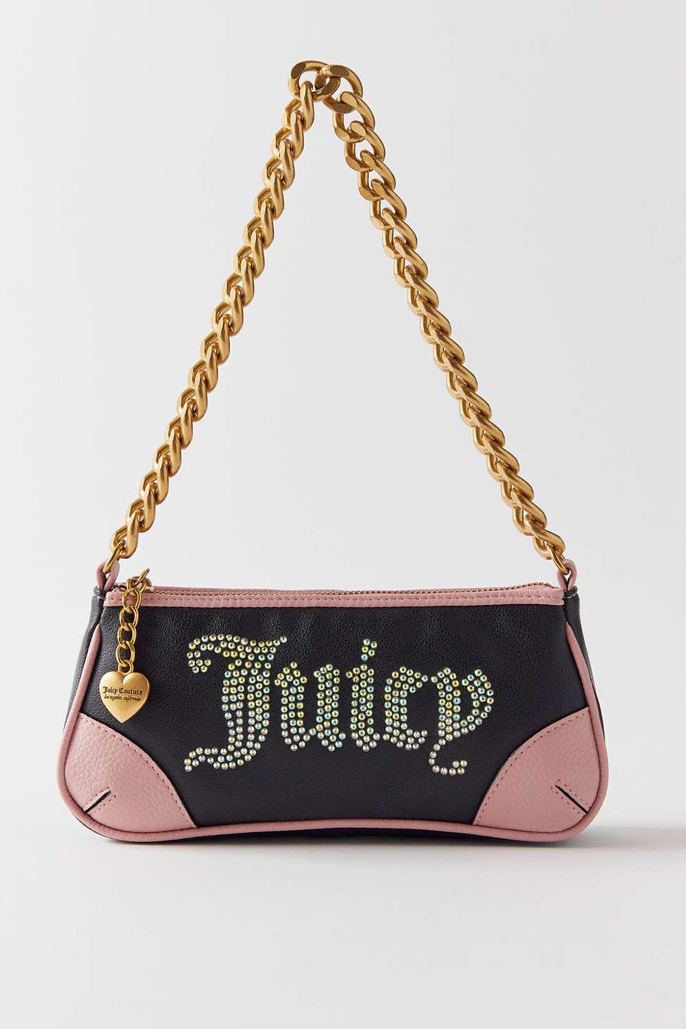 Y2K Juicy Couture Leather Baguette Purse