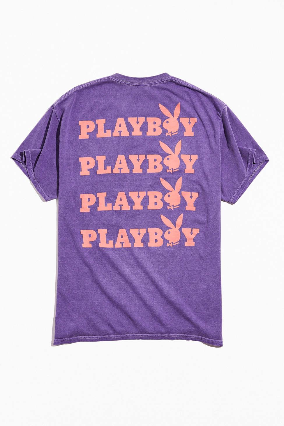 Urban Outfitters Playboy Logo Tee in Purple for Men | Lyst