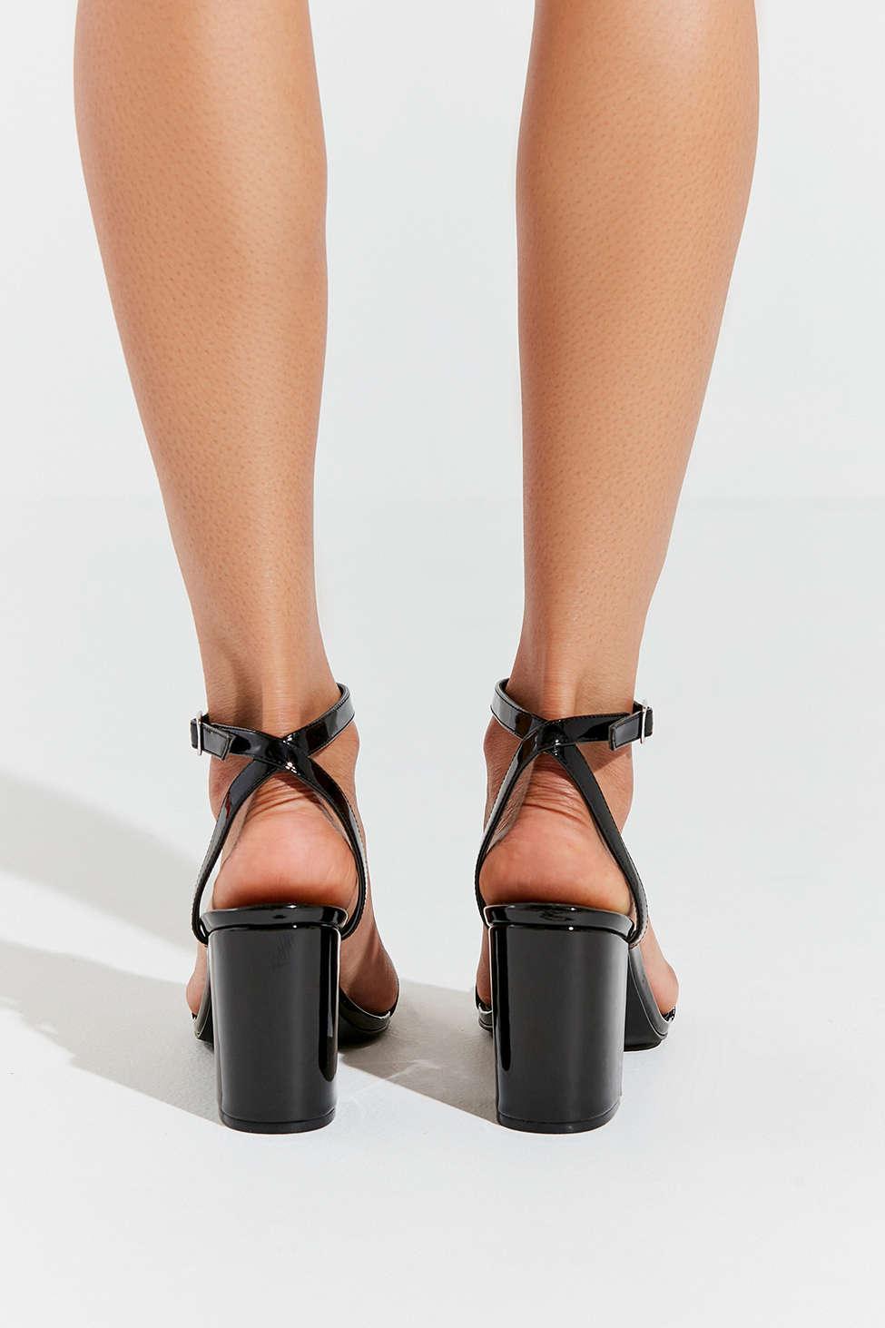 thin strap heeled pumps