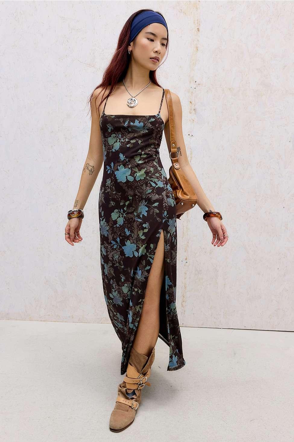 urban outfitters brown floral dress Urban outfitter brown floral dress