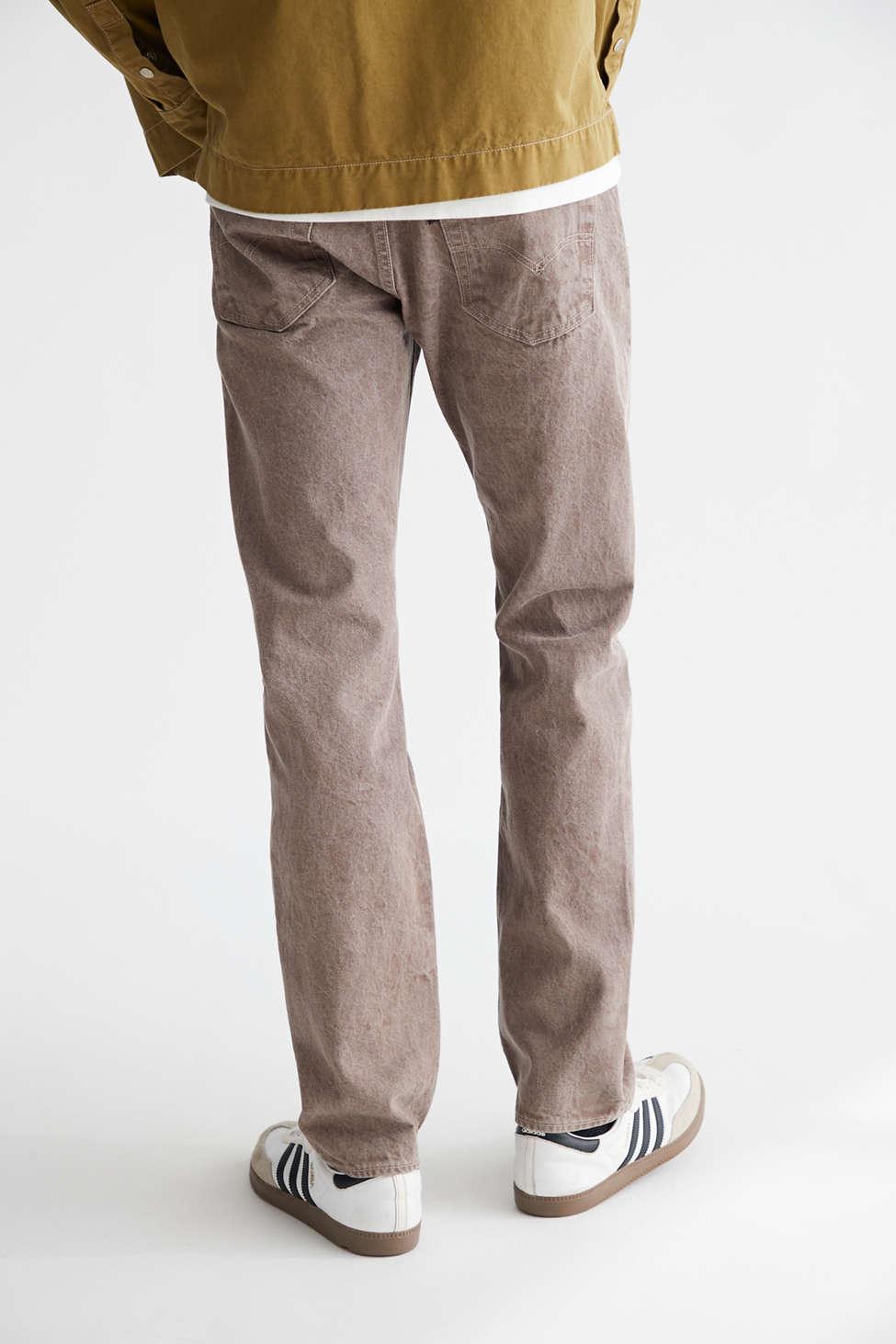 Levi's 501 Natural Dye Original Slim Fit Jean in Brown for Men | Lyst
