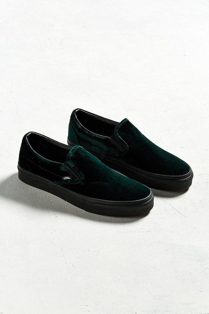 Vans Vans Classic Green Velvet Sneaker for Men - Lyst